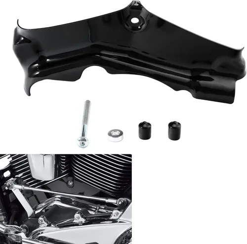 Miniatura 8 de TCMT Cubierta de base de cilindro de motor de precisión negra para Harley Touring 2007-2016