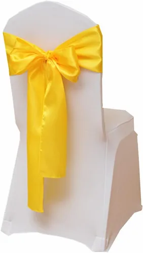 Miniatura 9 de 25 cintas decorativas para sillas de boda, lazos de satén para silla de boda, lazos para ferias comerciales, eventos de Navidad, baby shower, fiesta