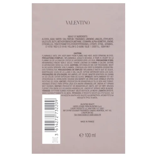 Miniatura 2 de Valentino Uomo Eau de Toilette Perfume en espray para hombre, 5.1 onza, Marrón claro