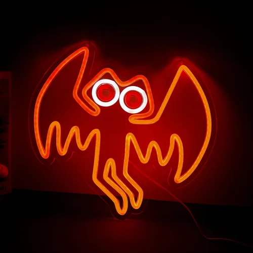 Miniatura 20 de Letreros de neón de feliz cumpleaños para decoración de pared, luz de neón LED para dormitorio, decoración de fiesta de cumpleaños de Navidad