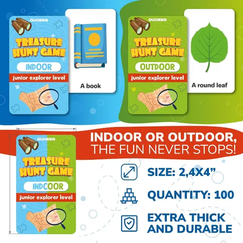 Miniatura 3 de QUOKKA Búsqueda del tesoro para niños de 4 a 8 años – Juegos de caza del tesoro al aire libre para niños de 8 a 12 años – 2 Walkie Talkies 2 bolsas