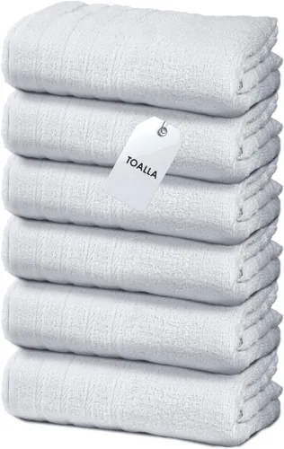 Miniatura 9 de Paquete de 6 toallas de baño negras (paquete de 6, 30 pulgadas de ancho x 60 pulgadas de largo, 30 pulgadas de ancho x 60 pulgadas de largo), toalla