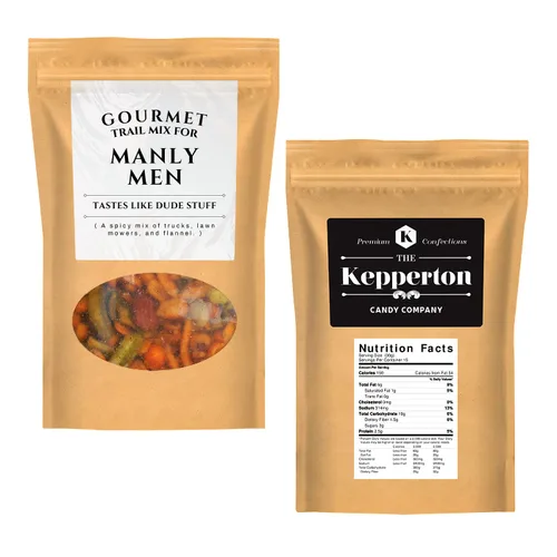 Miniatura 2 de Kepperton Mezcla gourmet de frutos secos para hombres varoniles, ideas de regalo de aperitivos para papá, regalo divertido para papá de hija a papá