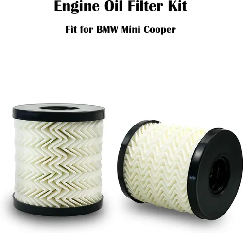 Miniatura 2 de Kit de filtro de aceite 2 unidades para Mini Cooper R56 R60 R58 R59 Countryman Clubman Paceman Coupe Reemplazar 11427622446