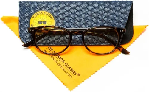 Miniatura 2 de Lentes de lectura retro para computadora para mujeres y hombres, antirreflejos, fatiga ocular, luz azul, bloqueo UV (tortuga, fuerza +2.00)