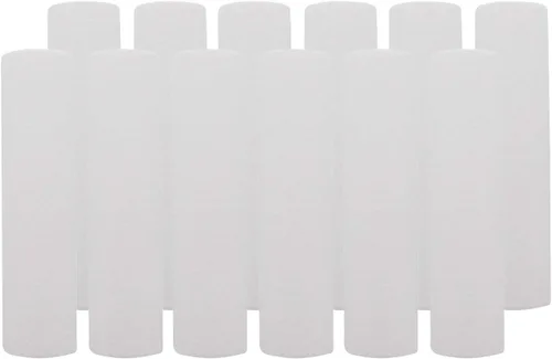 Miniatura 9 de Tier1 Cartucho de repuesto de filtro de agua de sedimentos de polipropileno hilado para toda la casa de 10 micrones, 10 pulgadas x 2.5 pulgadas