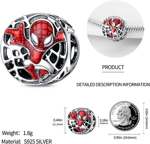 Miniatura 4 de LIGHTDOG Alliance Charm se adapta a pulseras Pandora Europe, cuentas colgantes de plata de ley 925, regalo para el día de la madre, joyería