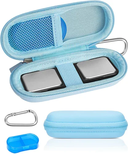 Miniatura 7 de Funda compatible con monitor Kardiamobile ECG, almacenamiento de viaje duro para Alivecor Kardia Mobile 6L Monitor de corazón con pastillero