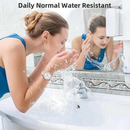Miniatura 3 de Reloj de enfermera para mujer, resistente al agua, analógico, de silicona, con segundero, reloj de enfermería