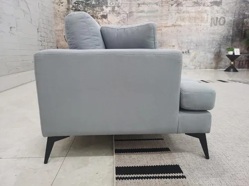 Miniatura 4 de Stendmar Sofá sentado profundo contemporáneo Sofá sofá moderno de lino gris oscuro