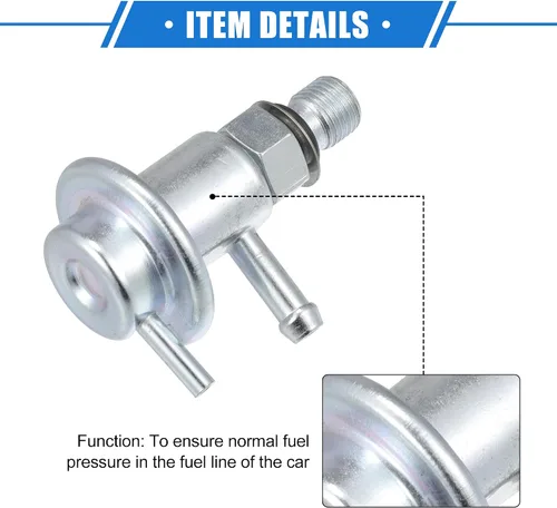 Miniatura 5 de Regulador de presión de inyección de combustible compatible con Toyota Land Cruiser Base 4.5L L6 - Gas 1993-1997, regulador de presión