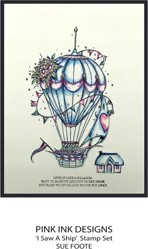 Miniatura 2 de Pink Ink Designs Saw A Ship. - Juego de sellos transparentes, A5