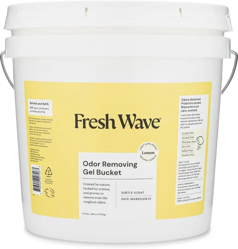Miniatura 28 de Fresh Wave Gel eliminador de olores, 7 onzas, paquete de 3 absorbentes de olores para el hogar, alivio de olores más seguro, eliminador de olores