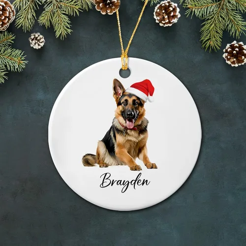 Miniatura 18 de Bichon Frise - Adorno de cerámica de Navidad 2025, adornos personalizados de Bichon Frise regalos para los amantes de los perros, bonito adorno