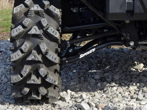 Miniatura 3 de SuperATV Brazos A traseros de alta holgura resistentes con desplazamiento de 1.5 pulgadas para Honda Pioneer 1000/1000-5 (2016+) - Nuevos bujes UHMW