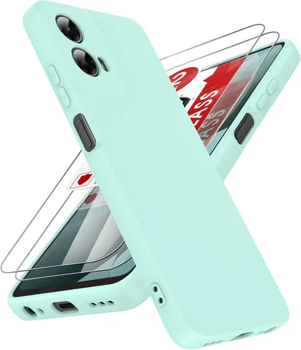Miniatura 113 de LeYi Funda para Motorola Moto G Play 4G 2024: Funda para Moto G Play 4G 2024 con funda delgada y antiarañazos, silicona líquida a prueba de golpes