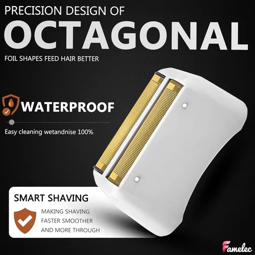 Miniatura 6 de ProFoil - Paquete de 2 unidades para afeitadora Andis TS-1 TS-2, repuesto para afeitadora de litio ProFoil y cortadores interiores compatibles