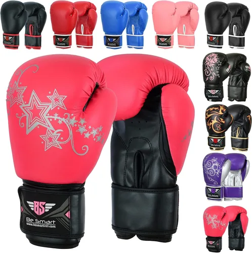 Miniatura 8 de Guantes de boxeo para niños Be Smart de 4 a 12 años, 4oz 6oz, guantes de entrenamiento para niños, guantes de boxeo juvenil, guantes