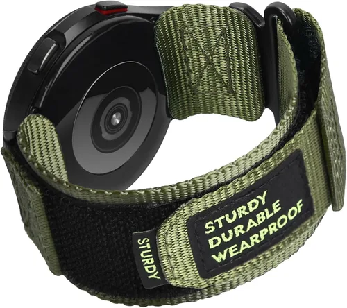 Miniatura 10 de Compatible con las correas de reloj inteligente ALPHAGEAR, 0.866 in, 0.945 in, correa deportiva de nailon resistente de liberación rápida con diseño