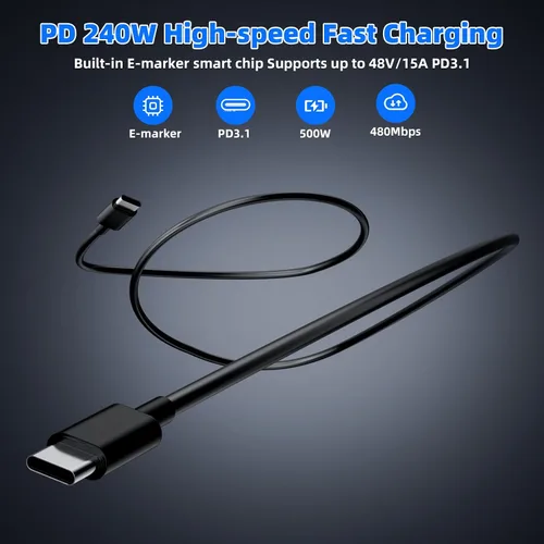 Miniatura 3 de 320W Carga Rápida Bloque de Cargador USB C de 8 Puertos, Estación de Carga USB Multi-Dispositivo Cargador de Pared de Escritorio con Tecnología GaN