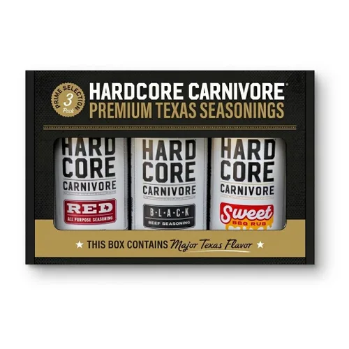 Miniatura 20 de Hardcore Carnivore Camo - Condimento de caza salvaje y cordero (agitador de 10.5 onzas) Bold Texas-Made Spice Blend para venado, alce, pato, cordero