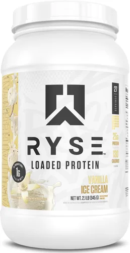 Miniatura 17 de Ryse - Proteína en polvo cargada, 0.88 onzas de aislado y concentrado de proteína de suero de leche, fibra prebiótica y MCT, baja en carbohidratos