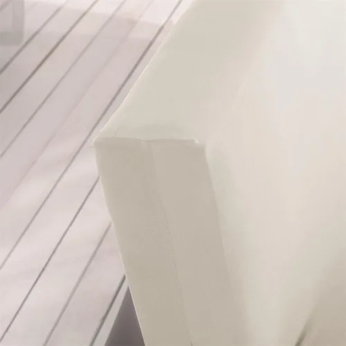 Miniatura 4 de Funda de sofá cama sin brazos de color liso de poliéster y elastano, elástica, para futón, 3 plazas, elástica, plegable, se adapta a sofá cama