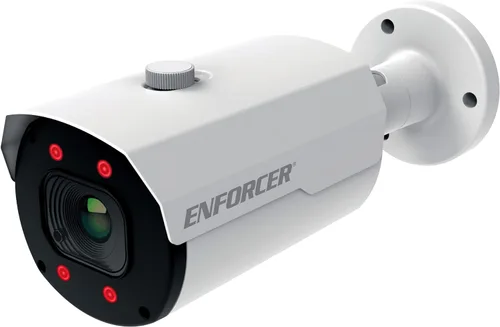 Seco-Larm EV-Y1501-AMWWQ Enforcer HD Cámara bala varifocal de 5MP; Sensor CMOS de 5MP de 1/2.8"; Resolución máxima de 2592x1944; Lente varifocal de