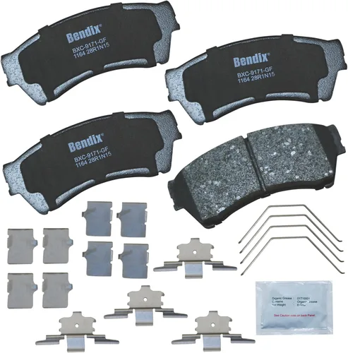 Miniatura 202 de Pastillas de freno delanteras cerámicas Bendix Priority1 CFC2302 para Hyundai Elantra 2021, Sonata 2022-2020, Kia K5 2023-2021