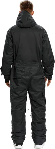 Miniatura 4 de SNBOCON Traje de esquí de una pieza para hombre, monos coloridos, trajes de nieve para snowboard, invierno, al aire libre, impermeable