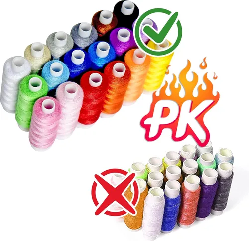 Miniatura 2 de Kit de costura con estuche, suministros de costura portátiles para el hogar, viajero, adultos, principiantes, emergencia, contiene 18 hilos