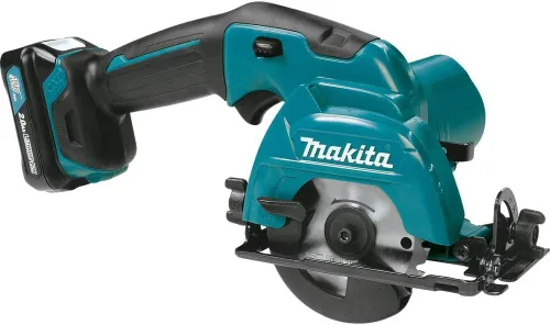 Miniatura 2 de Sierra circular inalámbrica Makita con batería de iones de litio CXT de 12 V Max, 3-3/8 pulgadas, color verde azulado, SH02Z