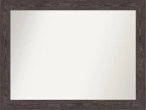 Miniatura 57 de Amanti Art Espejo personalizado, espejo de baño negro puente, espejo de pared o espejo de tocador de baño sobre el fregadero (26 x 26 pulgadas)