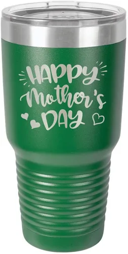Miniatura 21 de Taza de viaje con texto en inglés "HAPPY MOTHERS DAY 30 oz Drink Tumbler with Straw " grabado con láser con divertidas citas " Compare con Yeti
