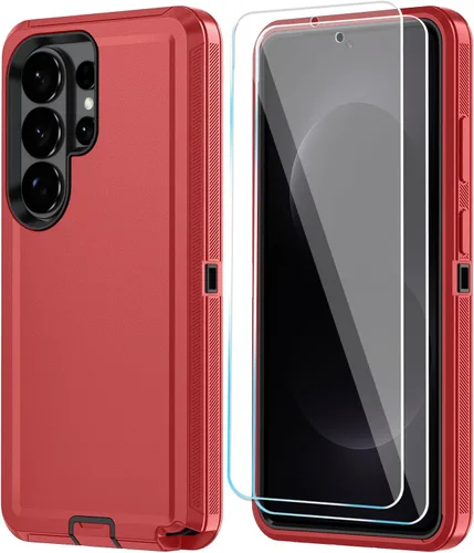 Miniatura 38 de ONOLA Funda compatible con Samsung Galaxy S24 Ultra con protector de pantalla HD, resistente a los golpes y a las caídas, funda de 3 capas