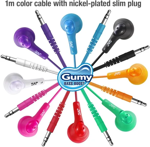 Miniatura 6 de JVC HAF160B Gumy Ear Bud. Audífonos intraurales color negro