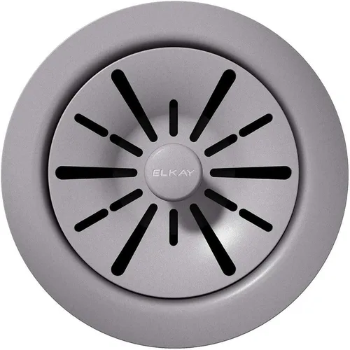 Miniatura 13 de Elkay LKPDQD1BK Brida de eliminación de polímero de drenaje perfecto de cuarzo de 3-1/2 pulgadas con colador de cesta extraíble y tapón de goma