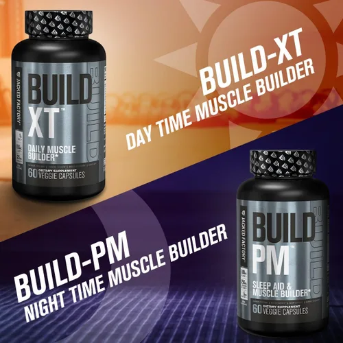 Miniatura 5 de Build-XT Muscle Builder - Suplemento diario de construcción muscular para crecimiento muscular y fuerza, con potentes ingredientes Peak02 y ElevATP