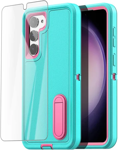 Miniatura 22 de AICase Funda para Galaxy S23 Funda Transparente (6.1"), Protección contra Caídas de Servicio Pesado Cuerpo Completo Resistente a Prueba de Golpes/A