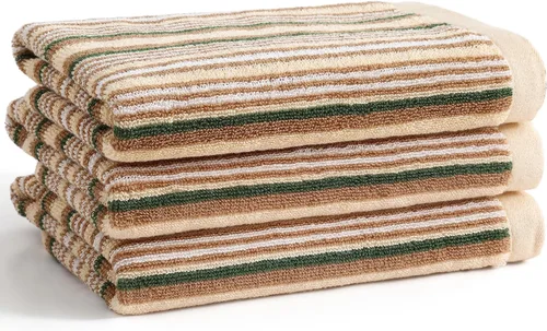Miniatura 8 de SALAS Toallas de cocina de algodón de alta calidad para secar platos, toallas de mano grandes y largas, gruesas y altamente absorbentes