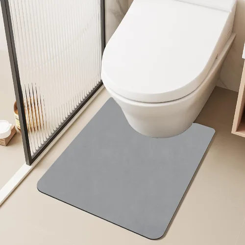 Miniatura 10 de TYUU Tapete de Baño de Halloween, Alfombra de Baño de Halloween Delgada Antideslizante de Secado Rápido Tapete de Baño de Murciélago que Cabe Debajo