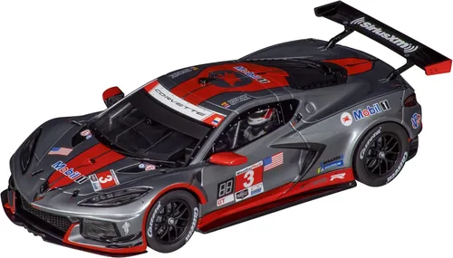 Carrera 23928 Chevrolet Corvette C8.R Sebring No.3 Escala 1:24 Ranura Digital Coche Carreras Vehículo Ranura Digital Pistas de carreras de coches