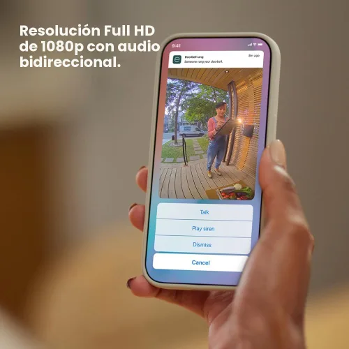 Miniatura 9 de ecobee Timbre de video inteligente con cámara (con cable) - con cámara HD líder en la industria, seguridad inteligente, visión nocturna, sensores