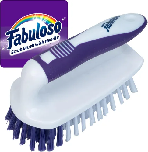 Miniatura 10 de Fabuloso Juego de cepillo y recogedor compacto de escoba de mano con almacenamiento a presión y orificio para colgar, barrido rápido para cocina