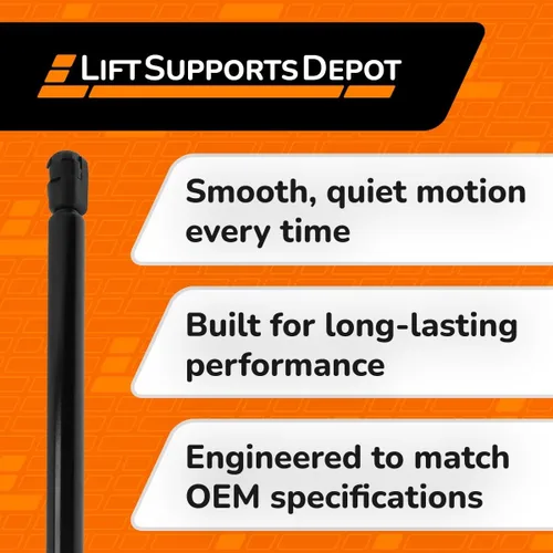 Miniatura 2 de Lift Supports Depot Cantidad (2) Compatible con Infiniti Q50 Sedan 2014 a 2021 Soporte de elevación trasera del maletero con amortiguadores