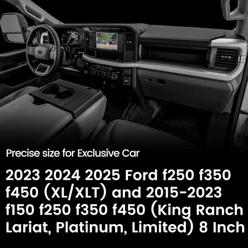 Miniatura 2 de GFJNFG - Protector de pantalla compatible con Ford F250 2025 2026 de 8 pulgadas, para Ford F250 F350 F450 2023-2026 [XL/XLT] y para Ford F150