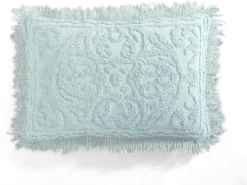 Miniatura 34 de Beatrice Home Fashions Colcha de Chenilla con Medallón, Full, Blanco