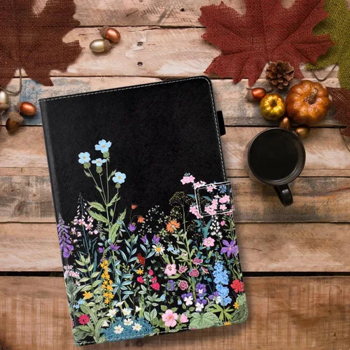 Miniatura 7 de Funda universal para tablet Android de 10 pulgadas de 10.1 pulgadas, funda con soporte de visión multiángulo, funda protectora de piel sintética