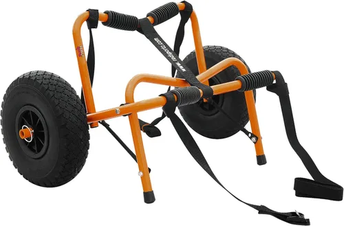 RAD Sportz - Carrito de kayak, carrito de canoa de capacidad de 140 libras con neumáticos sin aire, marco de aluminio y correas para embarcaciones
