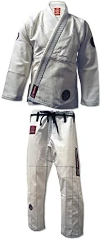 Miniatura 2 de ROLL HARD Kimonos brasileños de Jiu Jitsu de la marca - Blanco (A7), Blanco